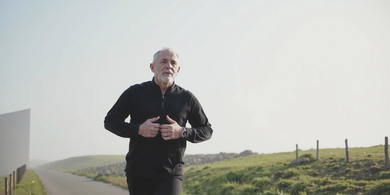 Homme actif en pleine forme